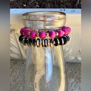 Manifest Boutique Earth Bracelets Dalmatian Jasper Disc Set